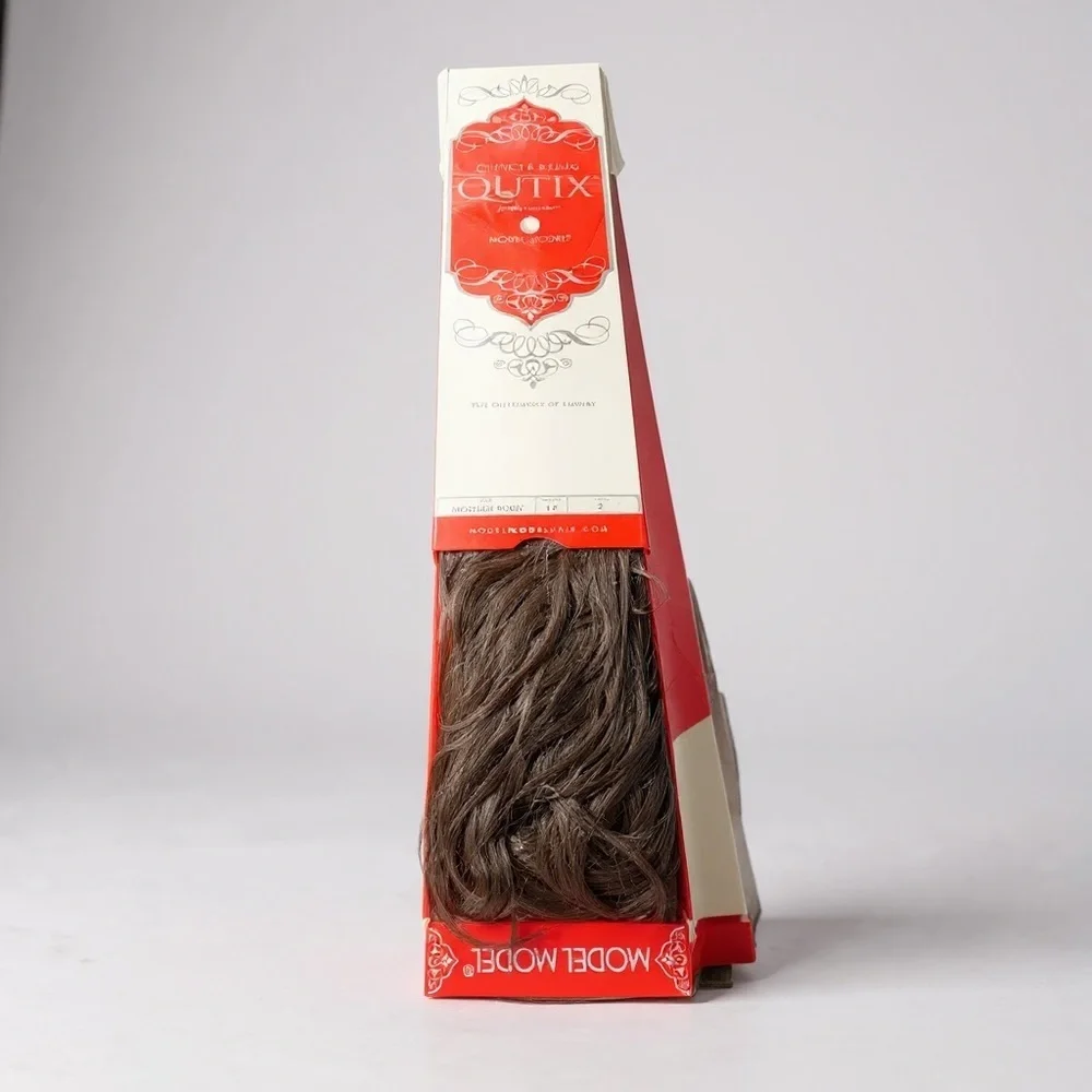 Model Model Cuticle Remy Qutix Hair Extensions Color#2 2 pack